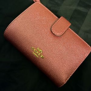 Coach metallic wallet